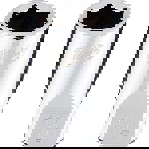 Four Flat Hand Socket: 1/4 Drive, 6 Points, Not Tether Capable